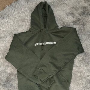 Never worn! Dark green. Tag says small ch